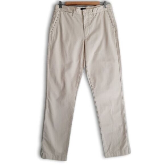 J. CREW Broken In Classic Chino Pants Light Beige Men's Sz 31 - Picture 1 of 11